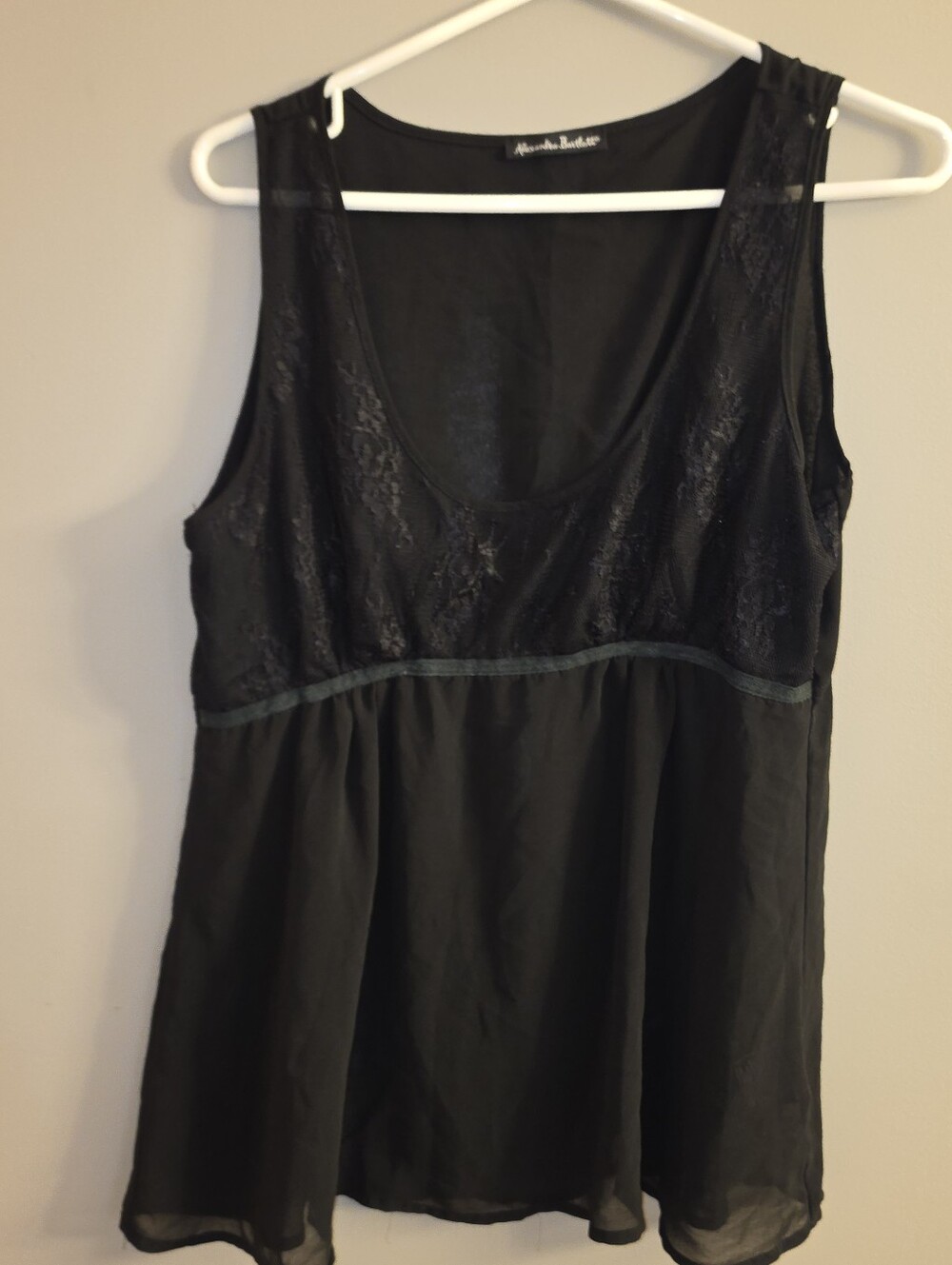 Alexandra Bartlett Sheer Tank Top